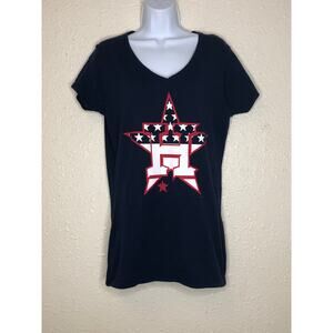 Genuine Merchandise Ladies XL Houston Astros Tee Shirt Blue